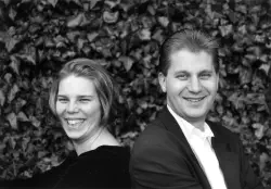 Nicolas Viatte et Barbara Minder - Duo flûte et orgue - 2002 - Photo: David Bolliger