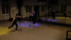 Regards croisés - Federica Porello, danse et Barbara Minder, musique - 2018 - Photo: Anne Wyrsch