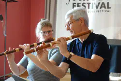 Académie de La Côte Flute Festival 2023 - Serge Saïtta et Barbara Minder, traverso